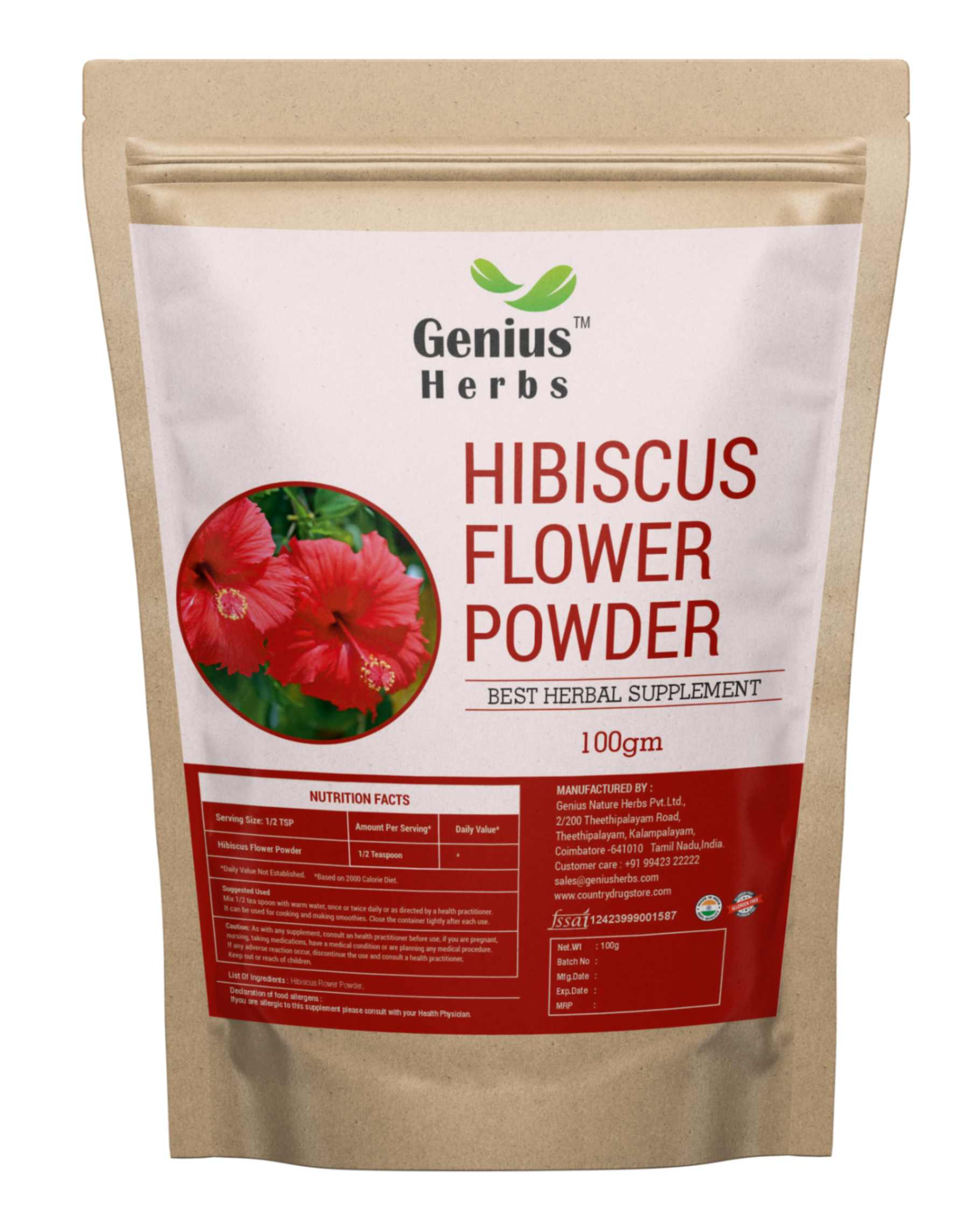 Hibiscus Powder Wholesale Manufacturer & Supplier in India